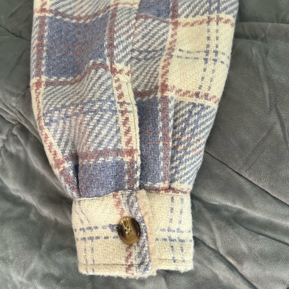 Lane 201 Fight The Frost Plaid Sherpa Lined Jacket Slate Large - Picture 12 of 16